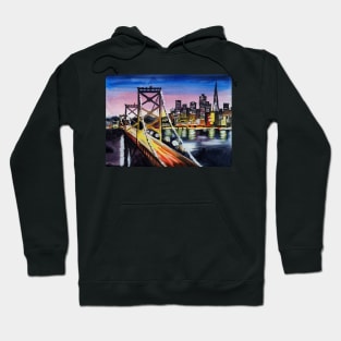 Cities by night Hoodie